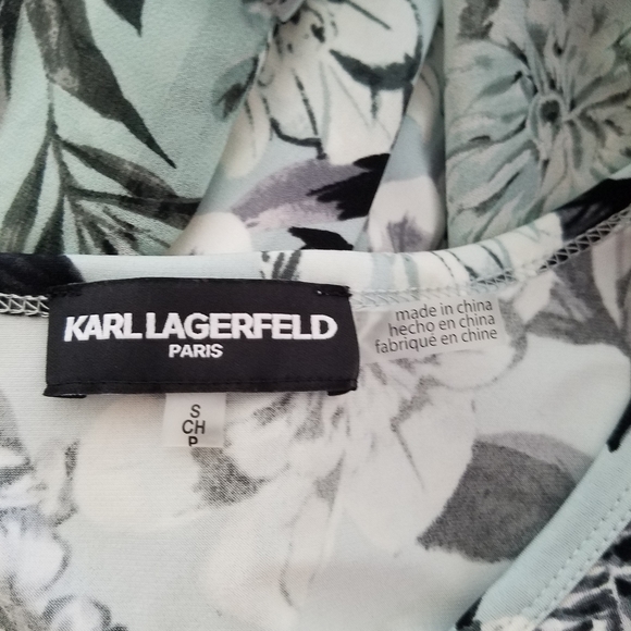 Karl Lagerfeld women SP blouse top layered bell - Picture 6 of 6